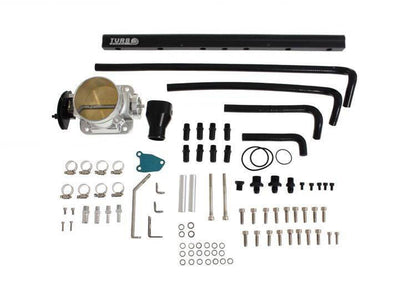 Intake manifold Nissan RB25 with throttle body and fuel rail