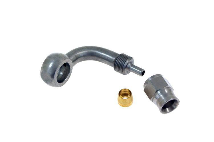 S.S SCHLAUCHANSCHLUSS 10,2 Banjo AN3 3/8 32UNEF 90°