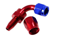 Reusable swivel hose end 90deg AN8