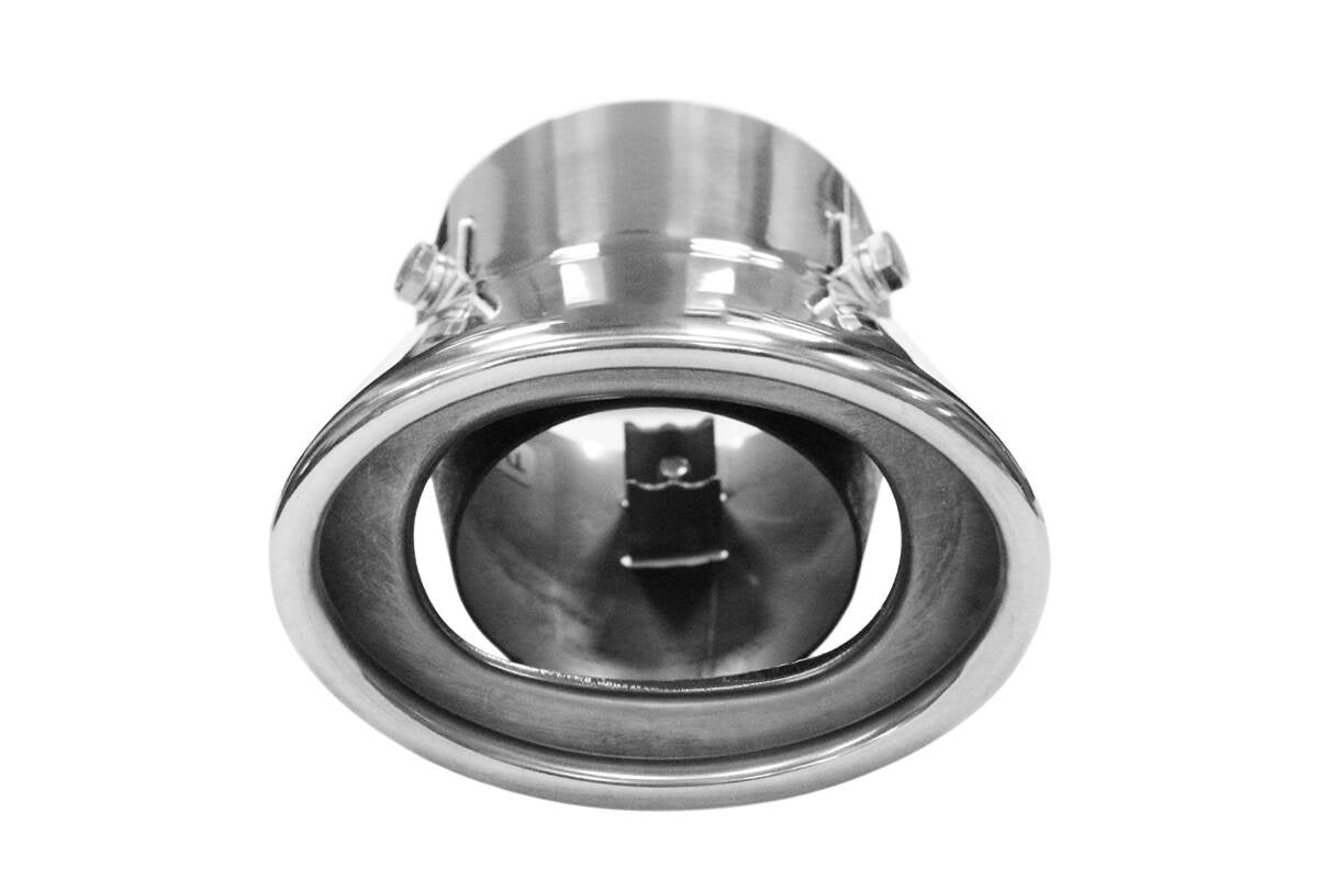 Exhaust Pipe End 104x73mm input 75mm