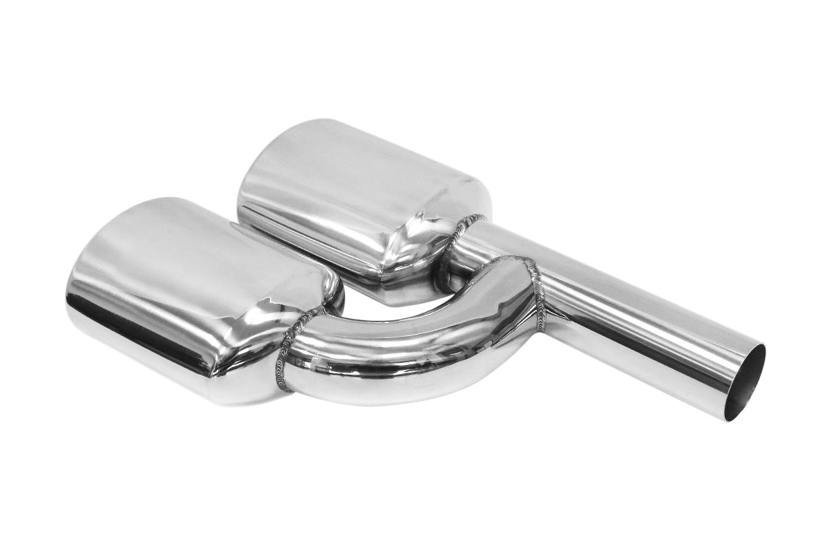 Exhaust Pipe End 126x74mm input 51mm Mercedes C63 AMG