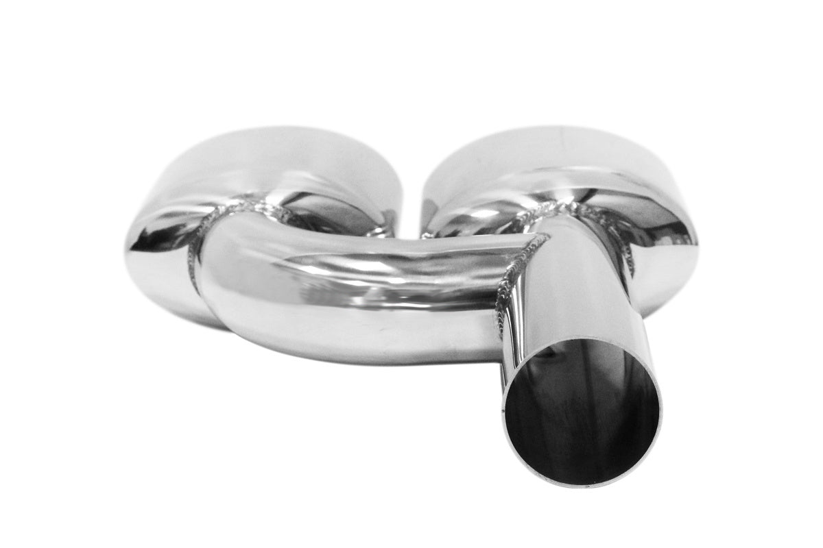 Exhaust Pipe End 126x74mm input 51mm Mercedes C63 AMG