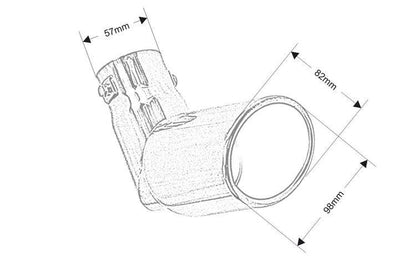 Exhaust Pipe End