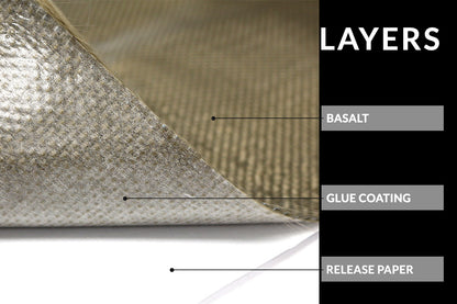 TurboWorks Heat shield 0,6mm 30cm x 30cm Titaniumowa
