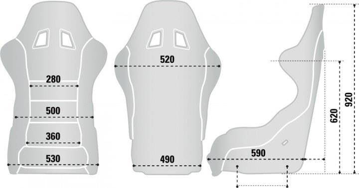 Racing seat Sparco R333 Forza