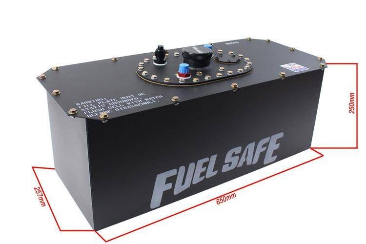 FuelSafe 35L tank with steel cover