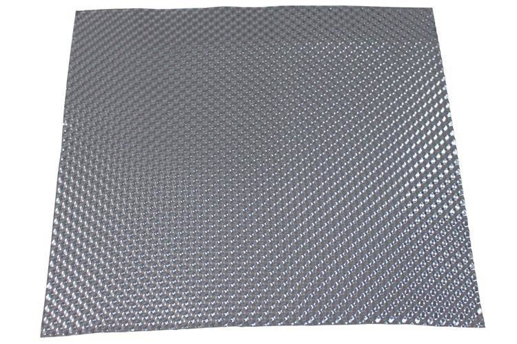 Turboworks Hitzeschutz geprägt Aluminium 0,5 mm 30 cm x 60 cm