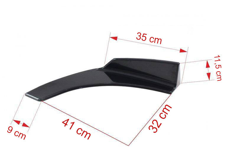 Diffusor Universal Frontstoßstange 2-teilig.