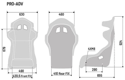 Racing seat Sparco Pro ADV QRT 2020