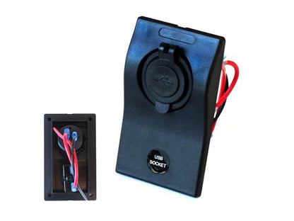 Panel 2xUSB (1x1A 1x2,1A), 1BA 5A