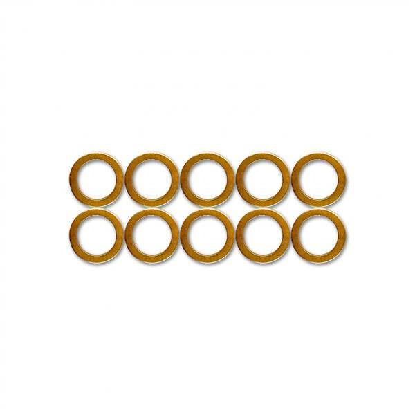 COPPER WASHERS - 10MM, 3/8", 1/8" 10 pieces