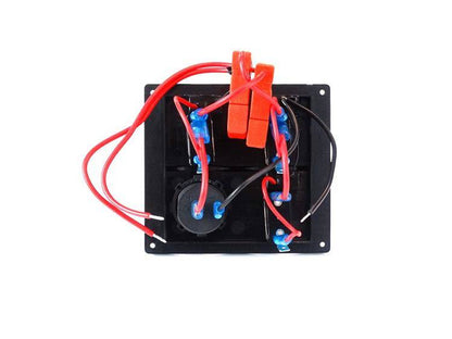 Schaltpanel 12V SPST/AN-AUSx3, 1xGZ, 2B 15A IP68