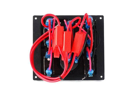 Schaltpanel 12V SPST/AN-AUSx5, 1xGZ, 3B 15A IP68