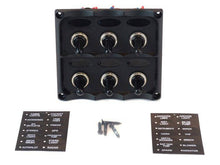 Switch Panel 12V SPST/ON-OFFx6, 3B 15A IP68