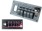Schaltpanel ALU, EIN-AUSx5, 1xZ, BA 3x5A 2x10A 1x15A IP68