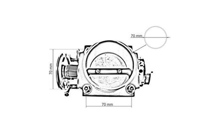 Throttle body TurboWorks Honda K20