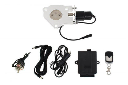 Exhaust Cutout 2.25" 57MM Electric V-Band Remote + Switch