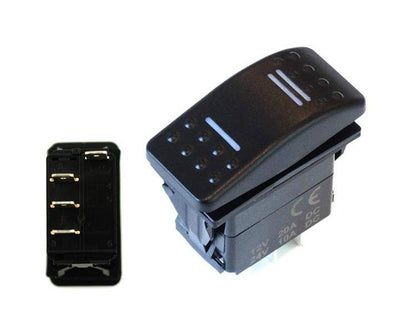 Schalter EIN-AUS-EIN 4-PIN Weiß