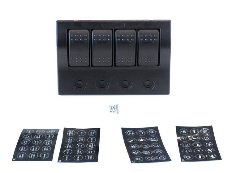 Schalter 12/24V IP68 (EIN)-AUSx1, EIN-AUSx3, 2-polig 5A, 1-polig 10A, 1-polig 15A