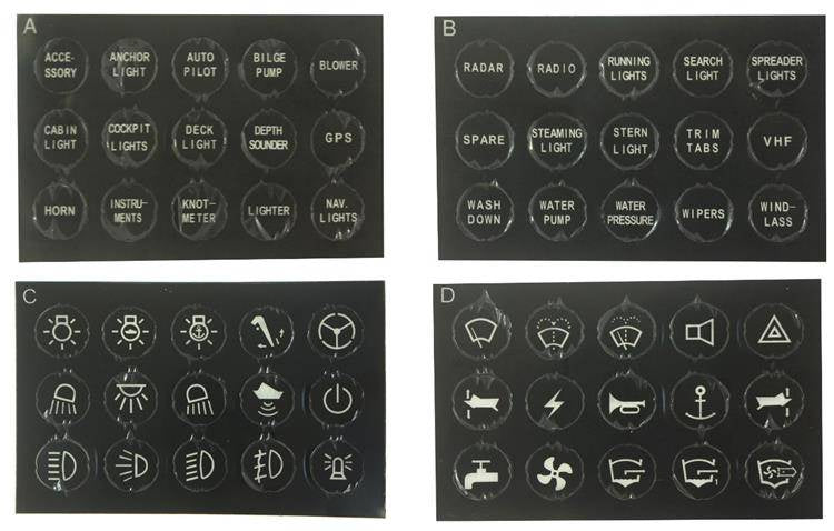 Schalter 12/24V IP68 (EIN)-AUSx1, EIN-AUSx3, 2-polig 5A, 1-polig 10A, 1-polig 15A