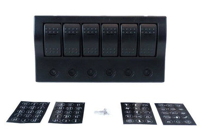Schalter 12/24V IP68 (EIN)-AUSx1, EIN-AUSx5, 3-polig 5A, 2-polig 10A, 1-polig 15A