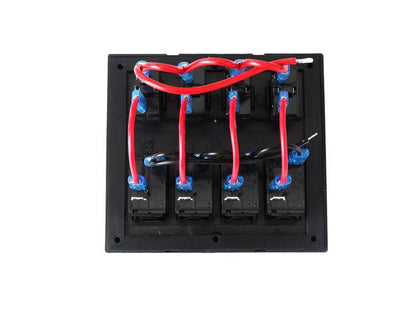 Schalter 12/24V IP68 EIN-AUSx4, 4xB 2x5A 1x10A 1x15A