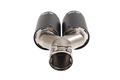 Double Exhaust Tip 101mm Input 76mm SLIDE