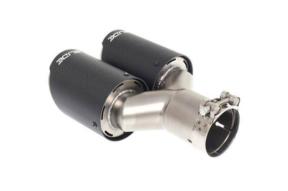 Double Exhaust Tip 101mm Input 76mm SLIDE