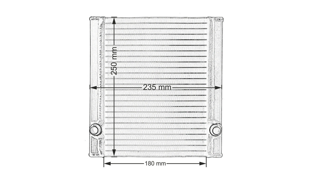 TurboWorks Racing radiator Mercedes A45 CLA45 AMG 2013+