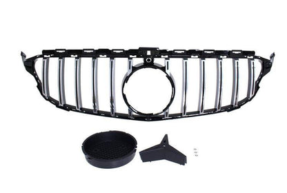 Grill Mercedes-Benz C W205 GT-R Look Chrom-Glanz Schwarz