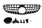 Grill Mercedes-Benz GLC W253 GT-R Look Chrom-Glanz Schwarz