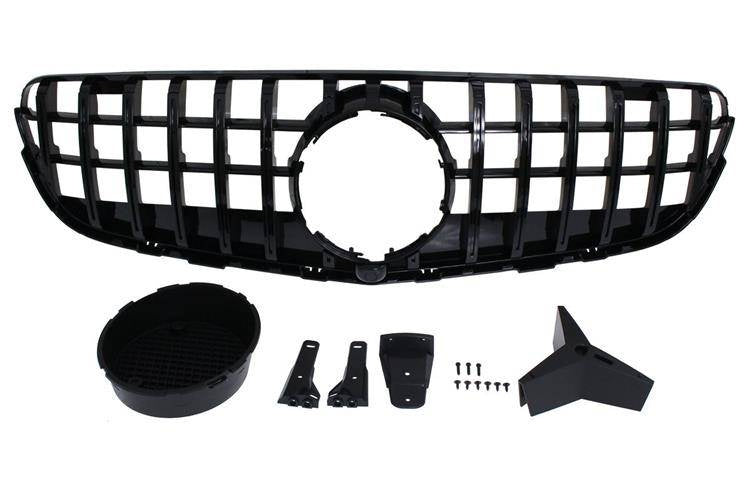 Grill Mercedes-Benz GLC W253 GT-R Look Glanz Schwarz