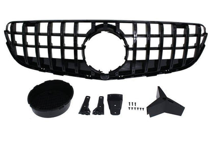 Grill Mercedes-Benz GLC W253 GT-R Look Glanz Schwarz