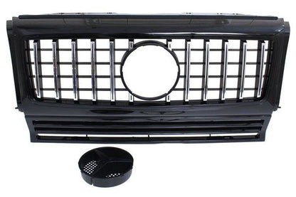 Grill Mercedes-Benz G W463 G63 Look Glänzend Schwarz