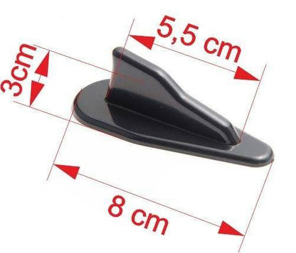 Shark Shark Fin auf dem Dach Türträger Typ 3 Schwarz