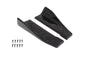 Universelle schwarze Seitenschweller-Rocker-Splitter Winglet-Flügel Canard-Diffusor 35cm