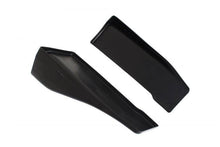 Universelle schwarze Seitenschweller-Rocker-Splitter Winglet-Flügel Canard-Diffusor 35cm
