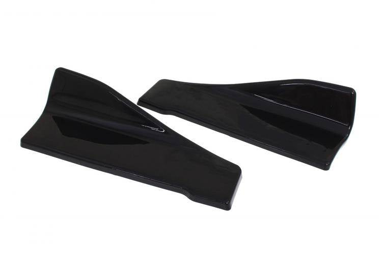 Universelle schwarze Seitenschweller-Rocker-Splitter Winglet-Flügel Canard-Diffusor 35cm