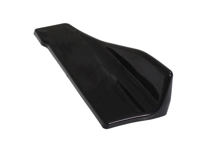 Universelle schwarze Seitenschweller-Rocker-Splitter Winglet-Flügel Canard-Diffusor 35cm