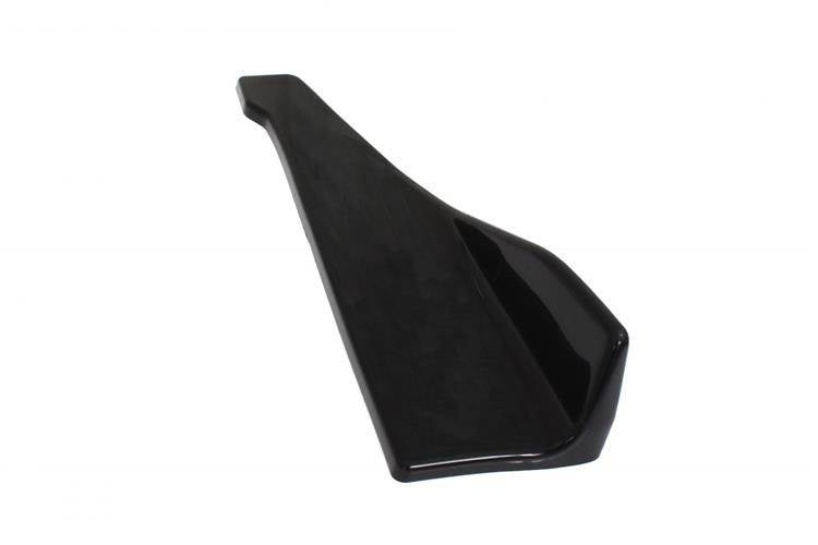 Universelle schwarze Seitenschweller-Rocker-Splitter Winglet-Flügel Canard-Diffusor 48cm