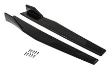 Universelle schwarze Seitenschweller-Rocker-Splitter Winglet-Flügel Canard-Diffusor 75cm