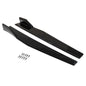 Universelle schwarze Seitenschweller-Rocker-Splitter Winglet-Flügel Canard-Diffusor 75cm