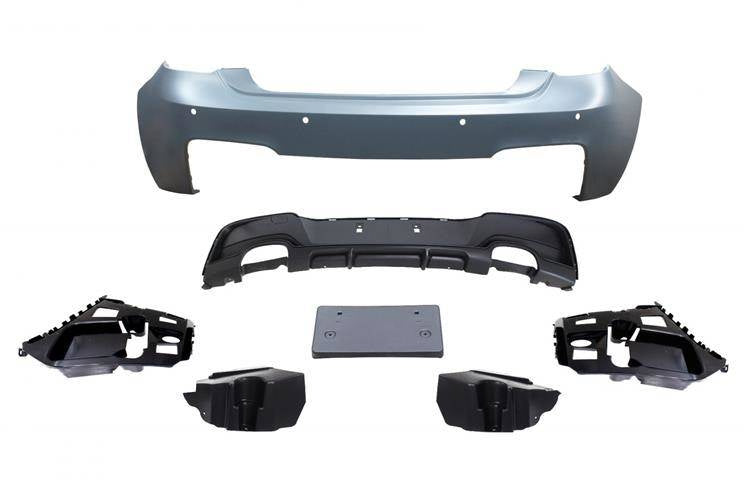 Stoßstange BMW 1 F20 F21 hinten 2 doppelte Endrohre