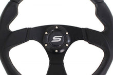 Steering wheel SLIDE 350mm offset:25mm Leather Yellow