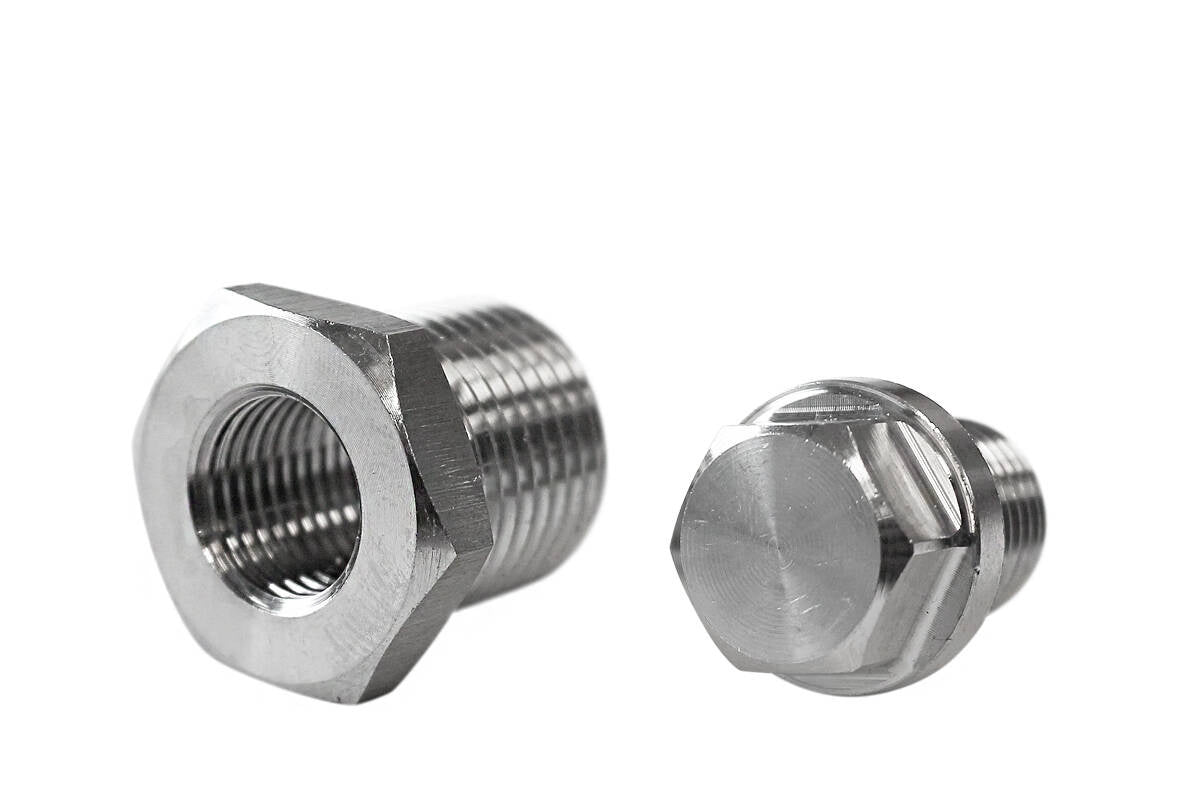 O2 Lambda-Sonden-Adapter Reduzierung M18x1.5 - M12x1.25 + Stecker Turbo Works