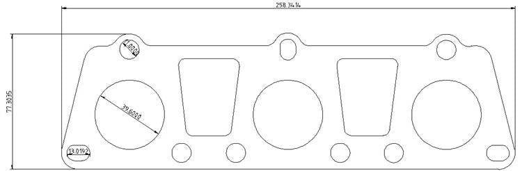 Exhaust flange Audi S4 S5 A7 A8 B8