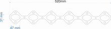 Exhaust flange E60 E61 E65 X5 3.0d