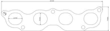 Exhaust flange Honda K20A1 K20A3