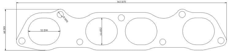 Exhaust flange Honda S2000