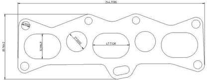 Exhaust flange Mazda MX-6 Ford Prob
